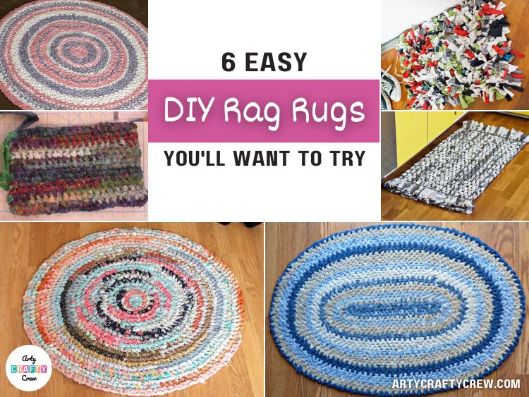 FB BLOG POSTER - 6 Easy DIY Rag Rugs You'll Want To Try
