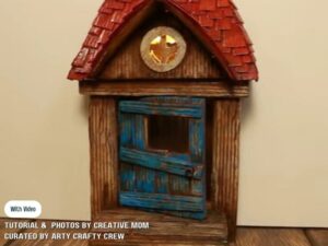 6 Beautiful DIY Fairy Door Craft Ideas - Arty Crafty Crew