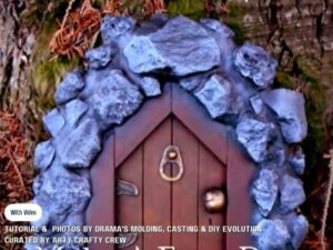 6 Beautiful DIY Fairy Door Craft Ideas - Arty Crafty Crew