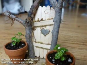 6 Beautiful DIY Fairy Door Craft Ideas - Arty Crafty Crew