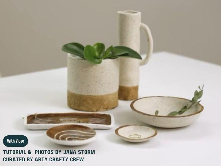 19 Easy DIY Air Dry Clay Crafts For Adults and Kids - Arty Crafty Crew