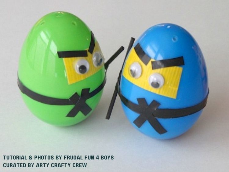 16 Plastic Egg Craft Ideas Kids Can Make Arty Crafty Crew