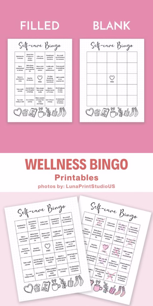 14. Wellness Bingo