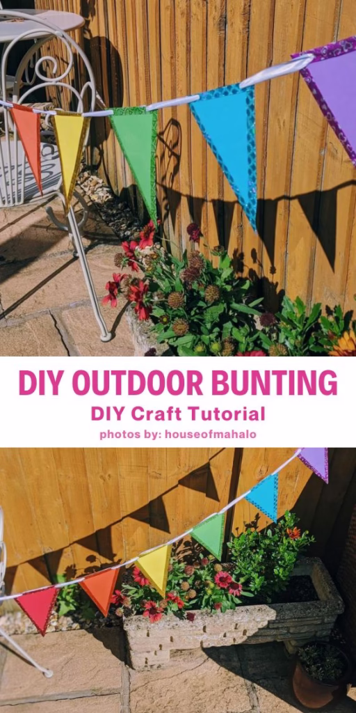 1. DIY Outdoor Bunting