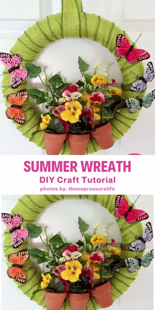 14. How to Make a Summer Wreath