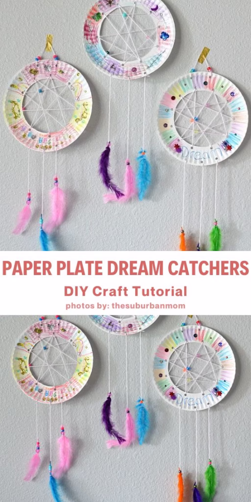 2. The BFG Paper Plate Dream Catchers Craft