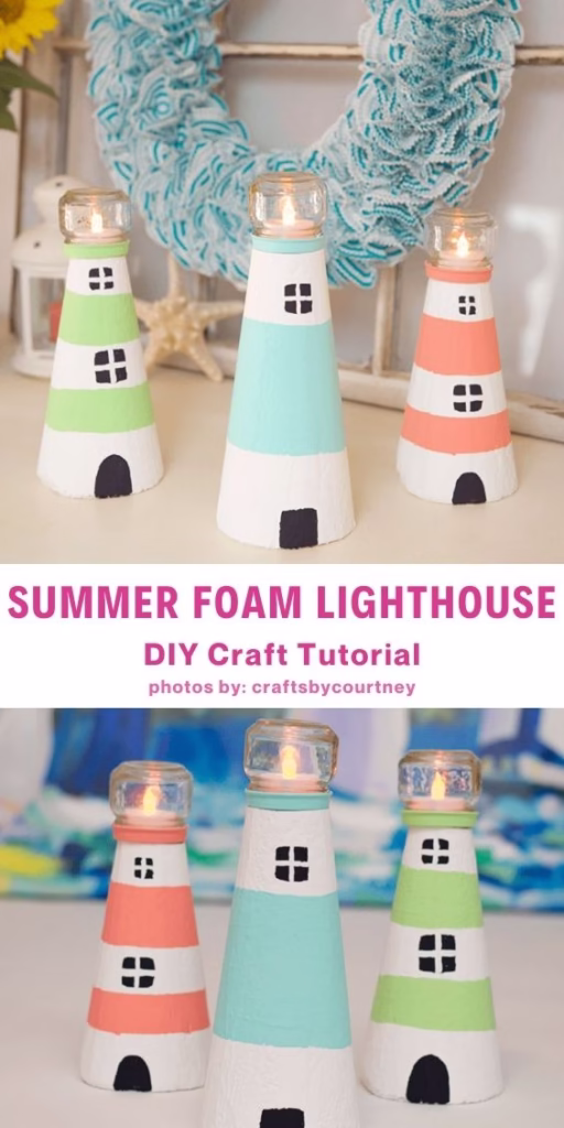9. Summer Foam Lighthouse