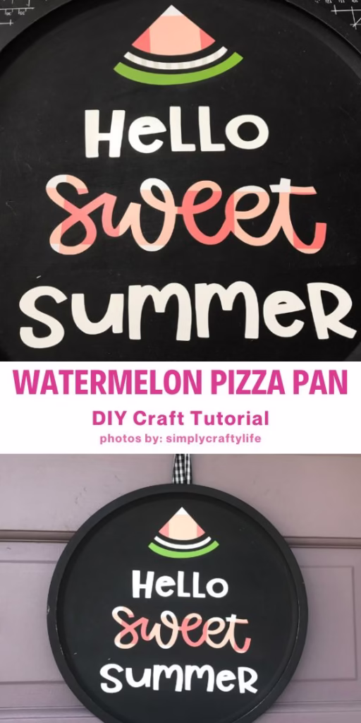 2. Watermelon Pizza Pan - Arty Crafty Crew