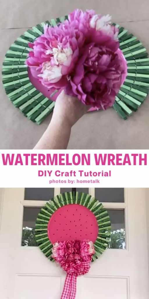 5. Watermelon Wreath - Arty Crafty Crew