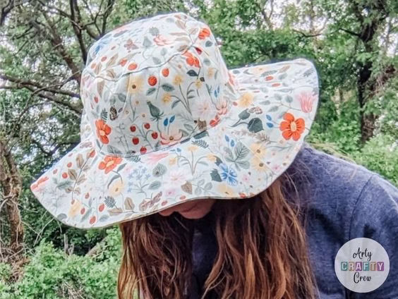 BLOG PHOTO 1 - Free Bucket Hat Sewing Pattern - Sewing Pattern Curated by ArtyCraftyCrew