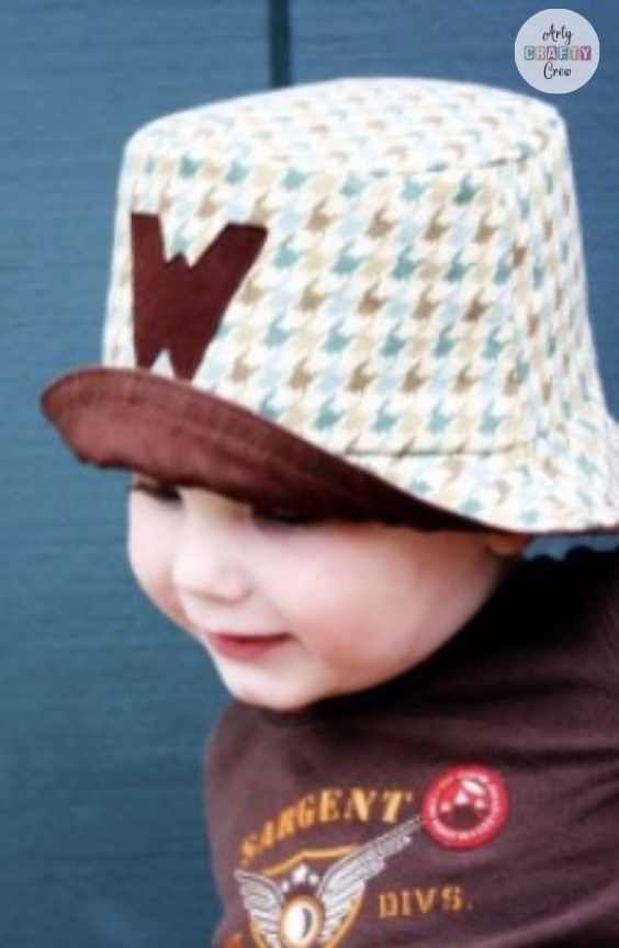 BLOG PHOTO 11 - Toddler Bucket Hat Free Pattern- Sewing Pattern Curated by ArtyCraftyCrew