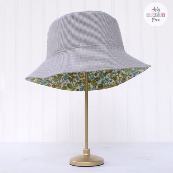 BLOG PHOTO 3 - Summer Bucket Hat - Sewing Pattern Curated by ArtyCraftyCrew