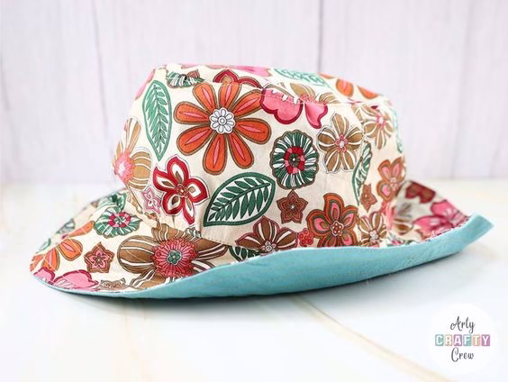 BLOG PHOTO 7 - Reversible Bucket Hat - Sewing Pattern Curated by ArtyCraftyCrew
