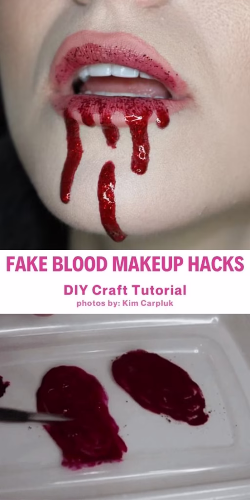 10 Fake Blood Makeup Hacks - DIY Tutorial - Arty Crafty Crew