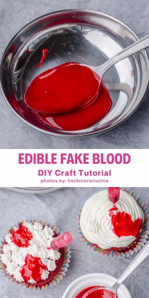 13 Edible Fake Blood - DIY Tutorial - Arty Crafty Crew