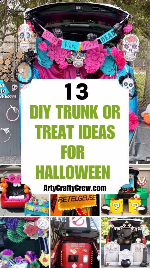 BLOG 7 - 13 DIY Trunk Or Treat Ideas For Halloween - Curated by Arty Crafty Crew