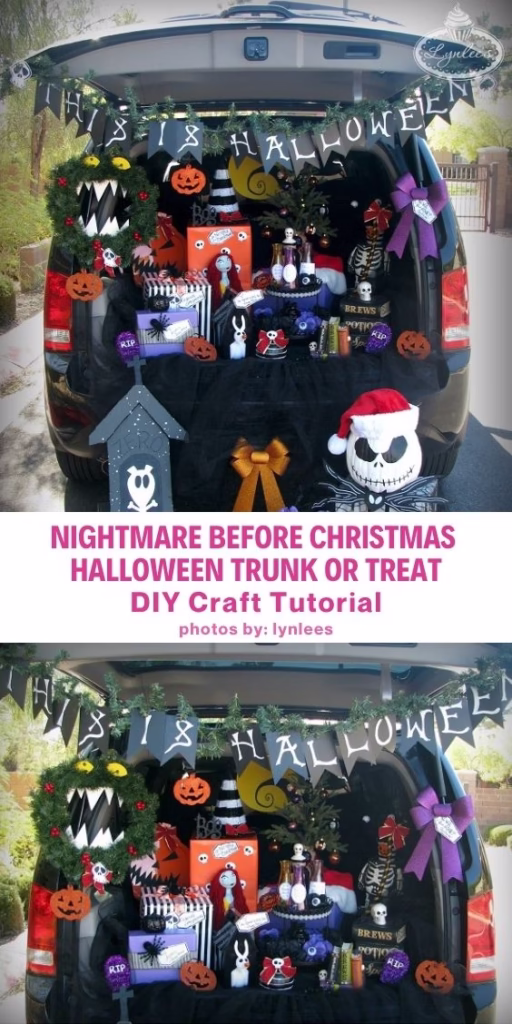 Idea 09 - 13 DIY Trunk Or Treat Ideas For Halloween - DIY Tutorial - Curated by Arty Crafty Crew