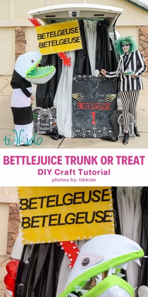 Idea 10 - 13 DIY Trunk Or Treat Ideas For Halloween - DIY Tutorial - Curated by Arty Crafty Crew