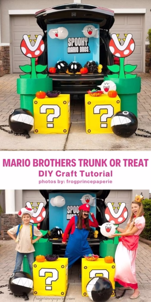 Idea 11 - 13 DIY Trunk Or Treat Ideas For Halloween - DIY Tutorial - Curated by Arty Crafty Crew