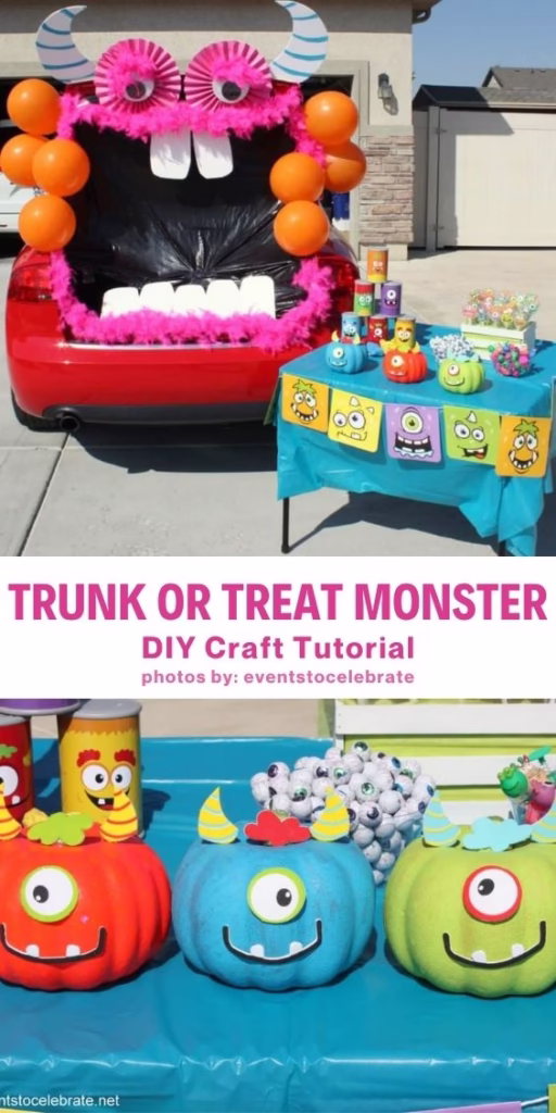 Idea 13 - 13 DIY Trunk Or Treat Ideas For Halloween - DIY Tutorial - Curated by Arty Crafty Crew