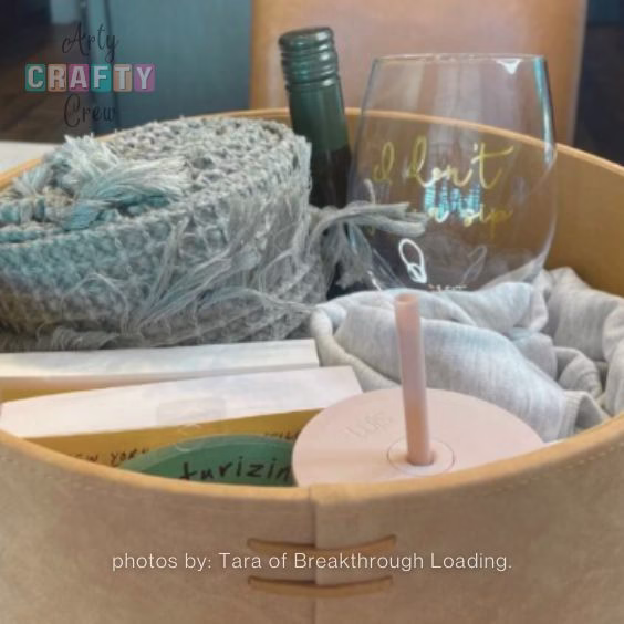 1. photos by_ Tara of Breakthrough Loading. - 8 Simple Self Care Basket Ideas You Can Put Together Quickly - Arty Crafty Crew