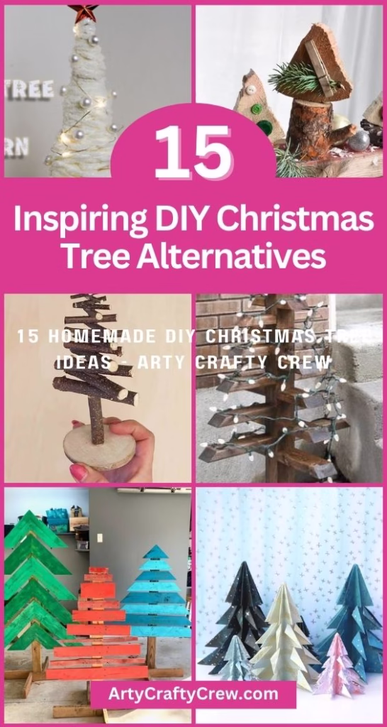 BLOG 3 - 15 Homemade DIY Christmas Tree Ideas - Arty Crafty Crew