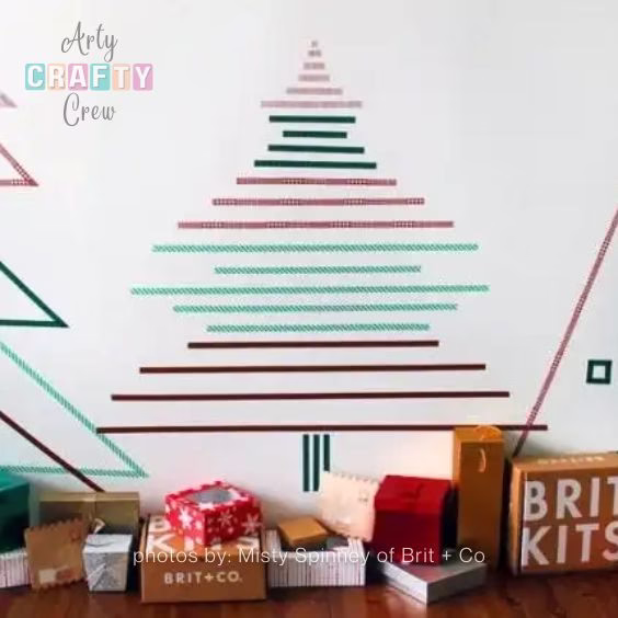 How to Create Christmas Wall Trees - Tutorials by Arty Crafty Crew