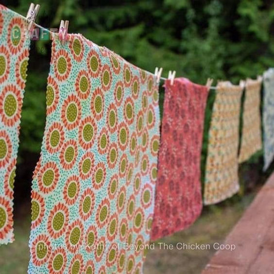 Beeswax Wraps - 15 Easy Step-by-Step Homemade Beeswax Wrap Recipes - Tutorials by Arty Crafty Crew