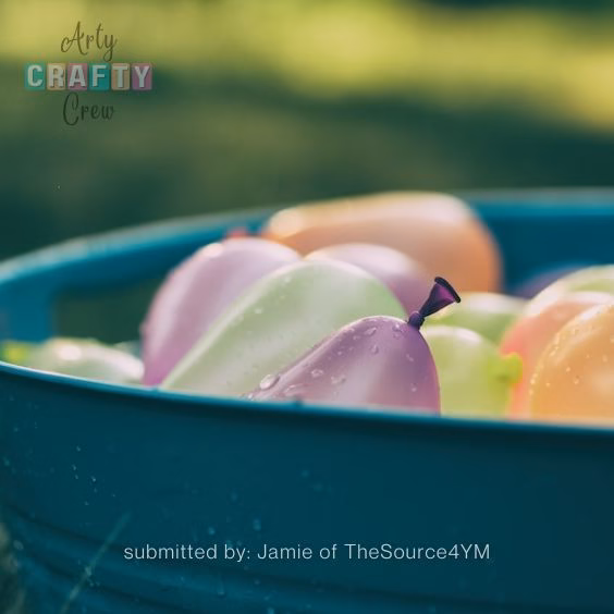 7. Water Balloon Tic-Tac-Toe